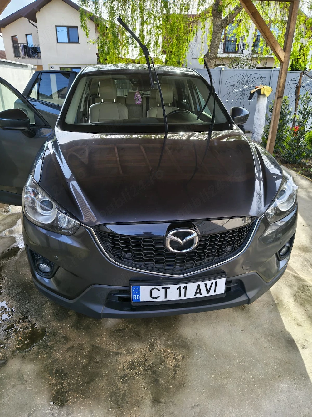 Mazda CX-5 2.2 Diesel 150 CP Automată 4x4, piele, navi, roți vară iarnă
