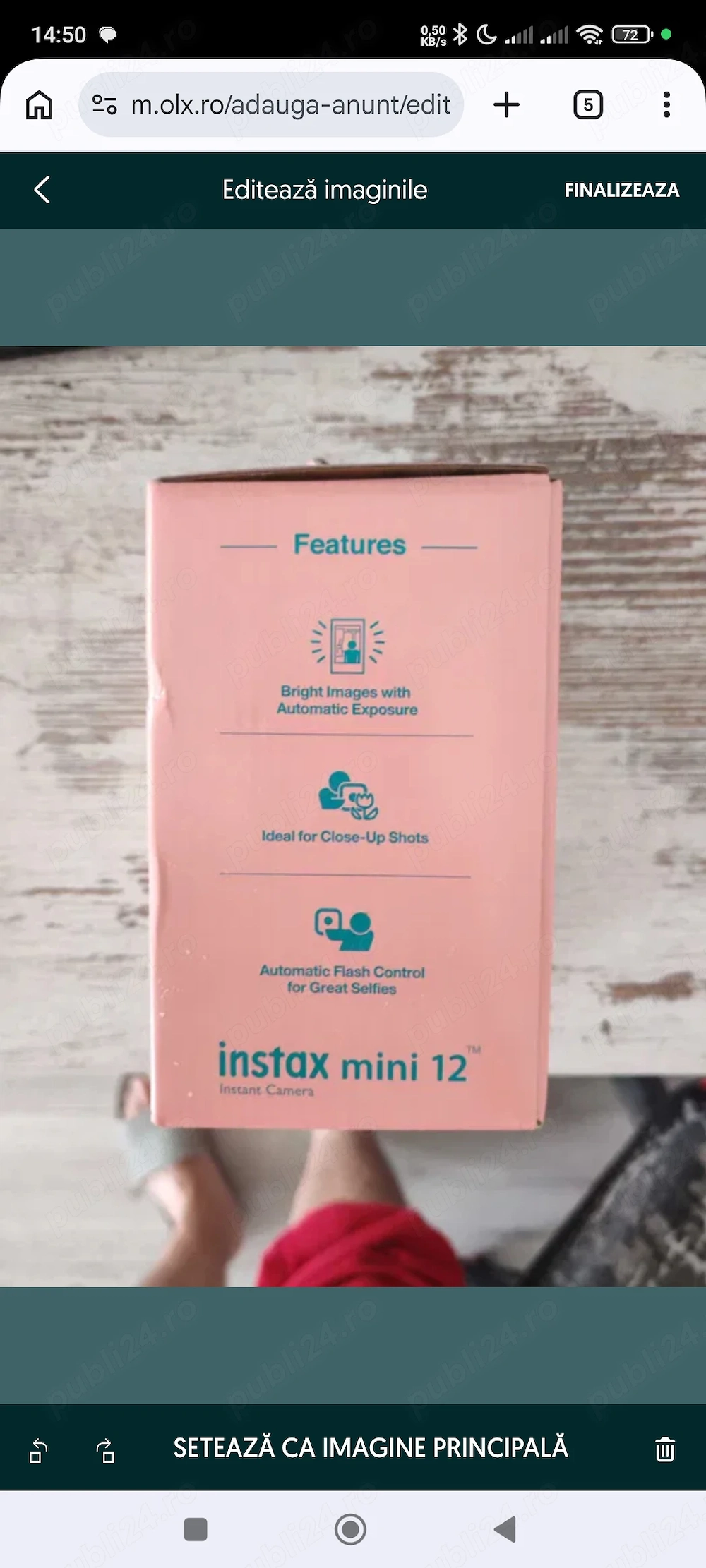 Aparat foto Fujifilm Instax Mini 12 nou nout sigilat