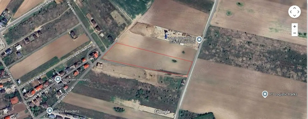 Dragomiresti Valea - Langa Centura, teren 15.600 mp, 35E/mp