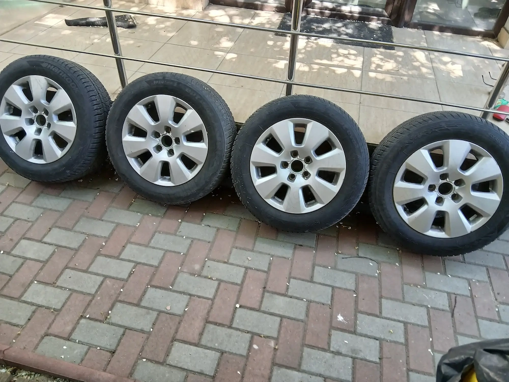 Jante audi originale 5.112 anvelope 215 60 16