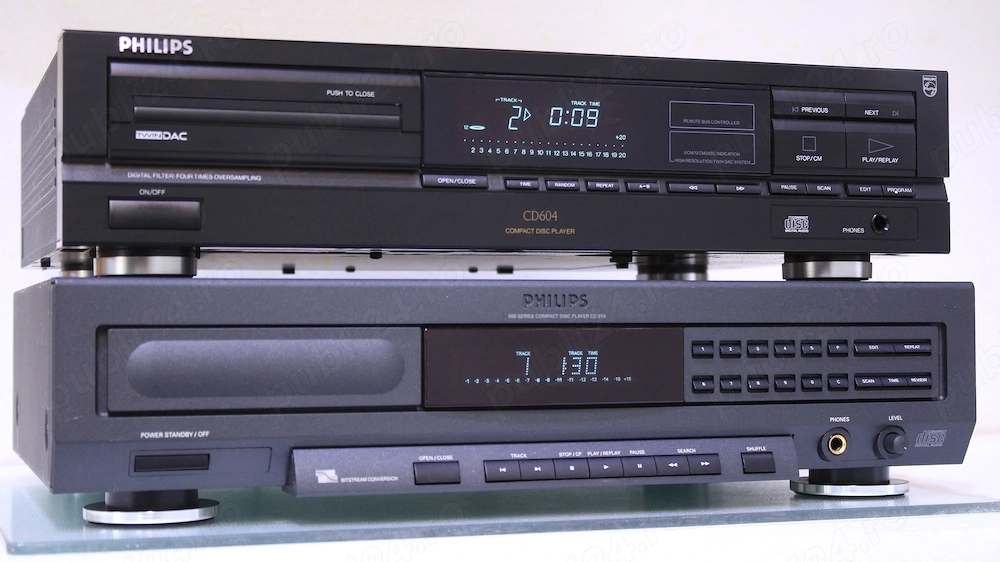 Cd player Philips CD604(TDA1543),CD910.