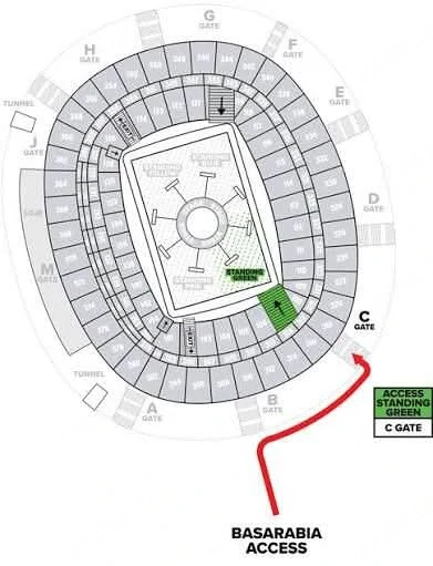 Vand patru bilete gazon (Standing) Metallica