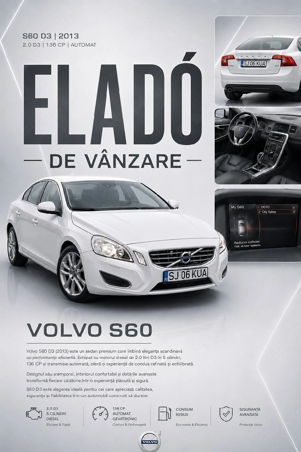 Volvo S60 2.0 5 cilindri