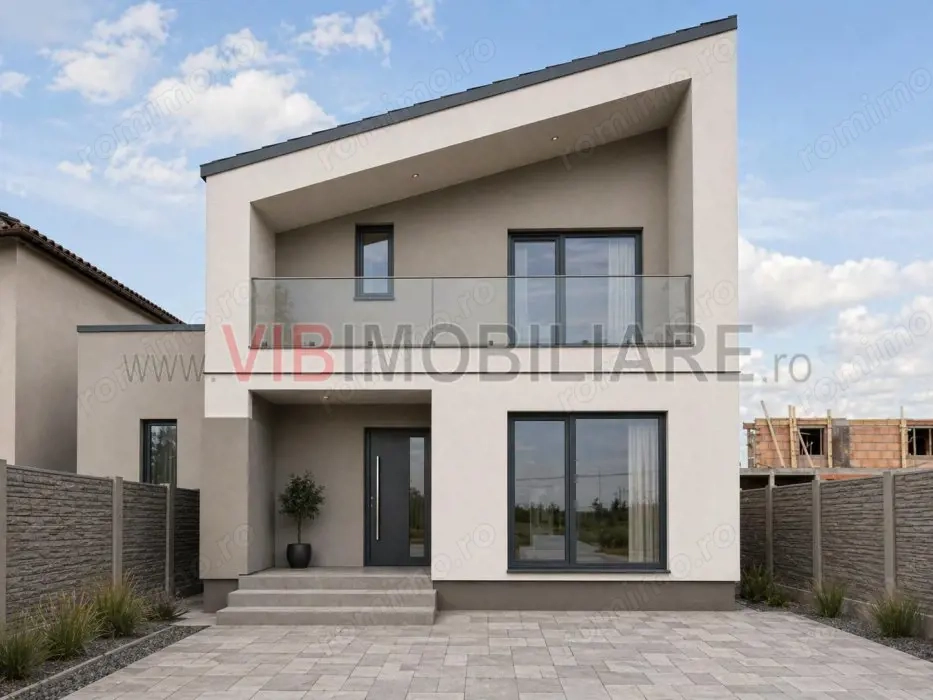 Duplex premium | 5 camere | 137 mp utili | Teren 300 mp/unitate | Aproape de Timișoara