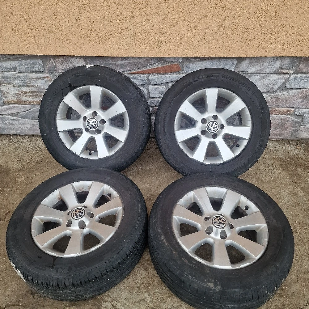 Jante aliaj Volkswagen Tiguan Touran sharan passat golf cu cauciucuri vara