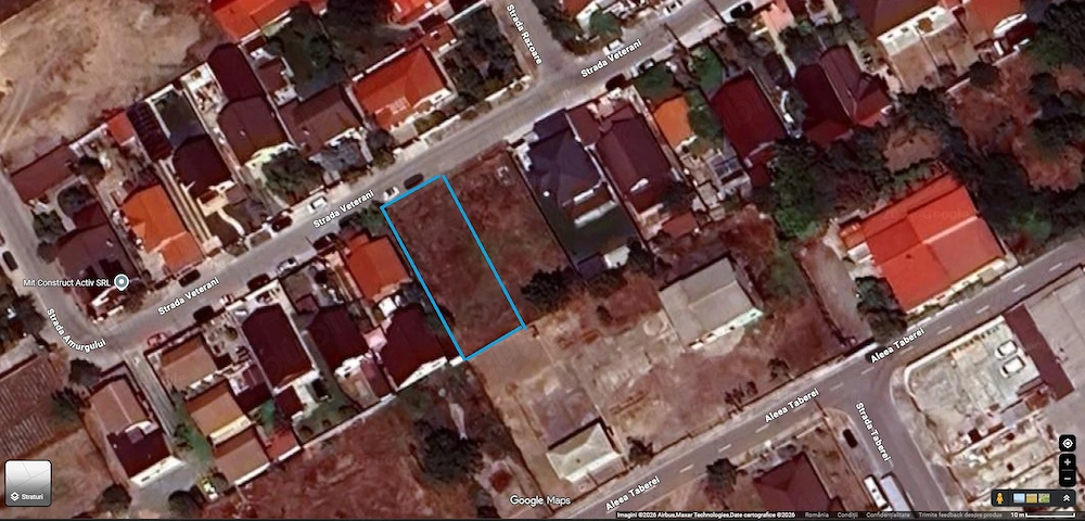 Teren 500 mp, Central Cumpana, PT+DTAC+avize