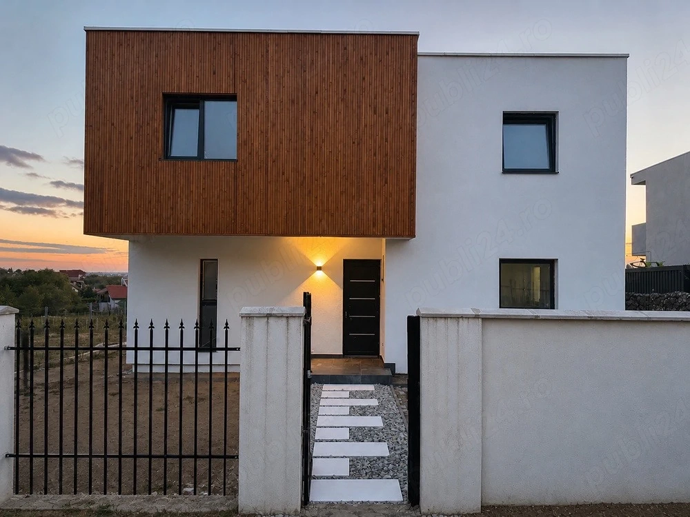 Vilă contemporană cu panoramă permanentă asupra Oradei | Oncea | 177 mp | Teren 432 mp