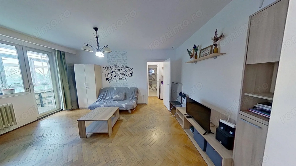 Apartament 2 camere, etaj 4/10, Berceni – 400 EUR, bloc anvelopat