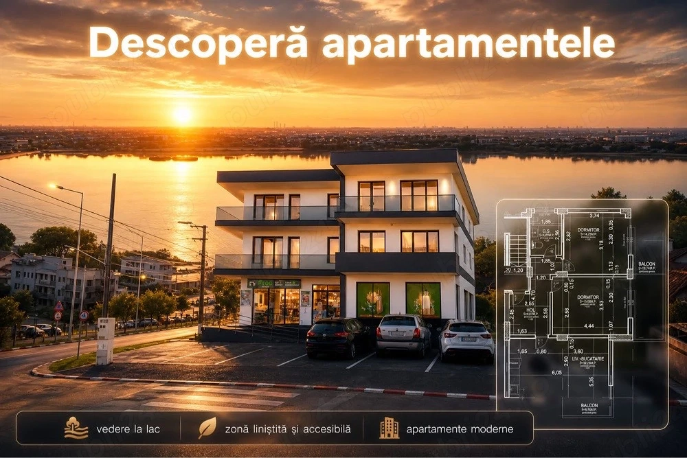 Apartamente de vanzare 5 min Pallady langa Lac