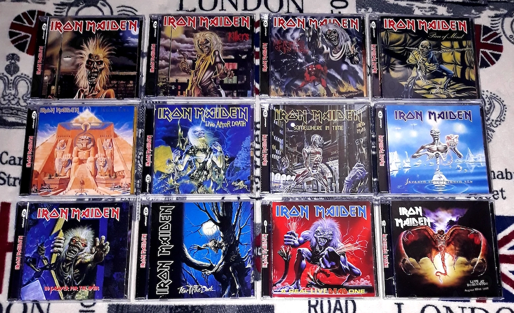 BoxSet Iron Maiden 1980-1993 (15 CD) - Ediție EMI UK - Mint