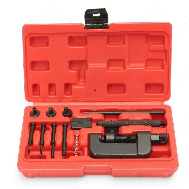 Trusa pentru extras si nituit lanturi de distributie auto,moto,atv,diametru de 2.2 ; 2.9 ;3.8mm,noua