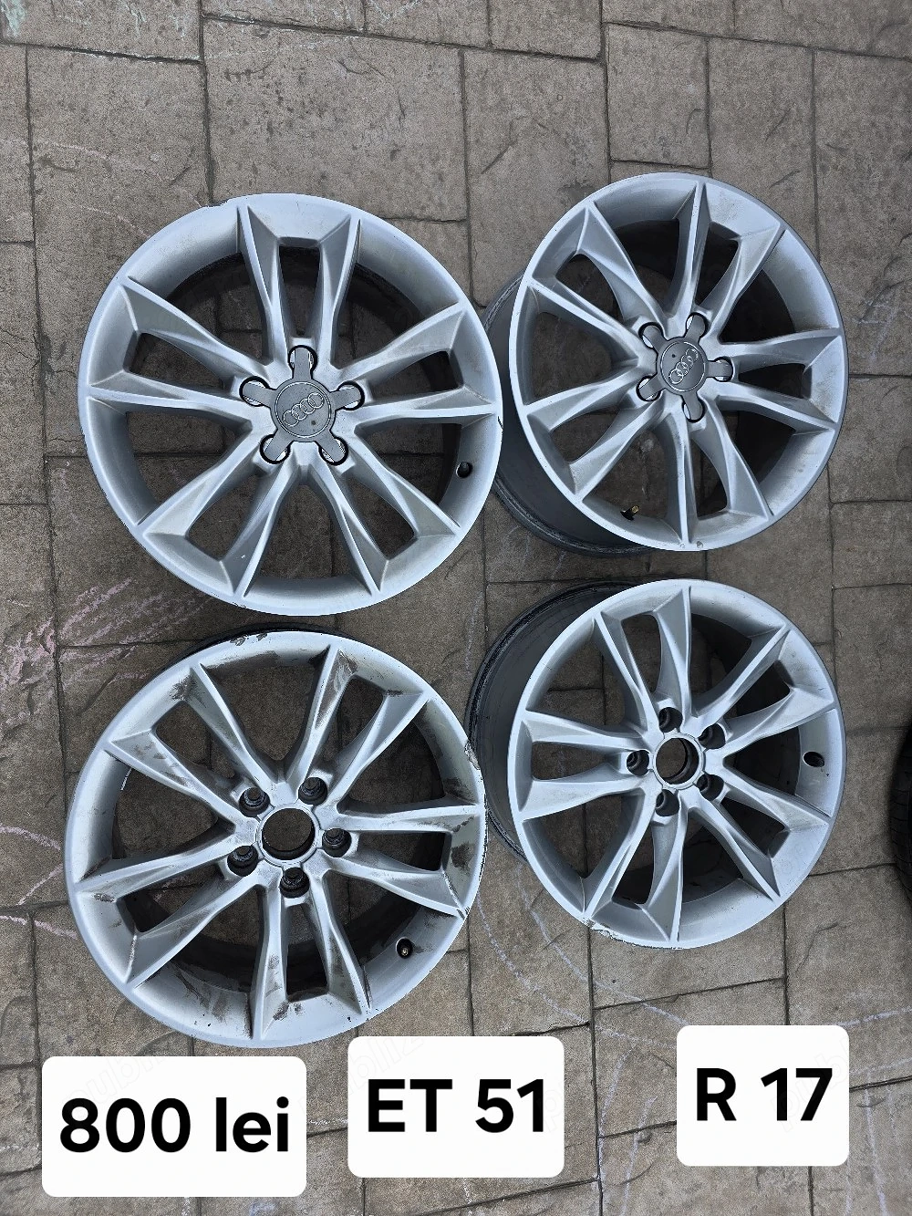Set 4 jante aliaj AUDI 5X112 17 INCH