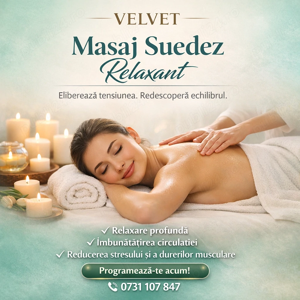 Masaj suedez clasic   relaxare si revitalizare