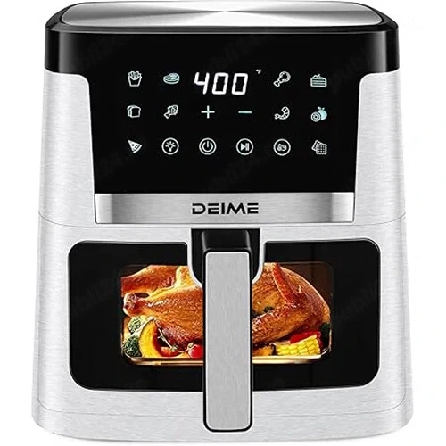 Friteuza cu aer cald Air Fryer Deime, capacitate 7.5L, 1700 W, 8 programe automate, ecran tactil, op