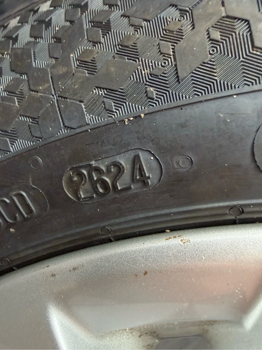 Jante aliaj originale Skoda,Audi,VW 17” 5x112+ anvelope iarna Continental  aproape noi-Dot 2624