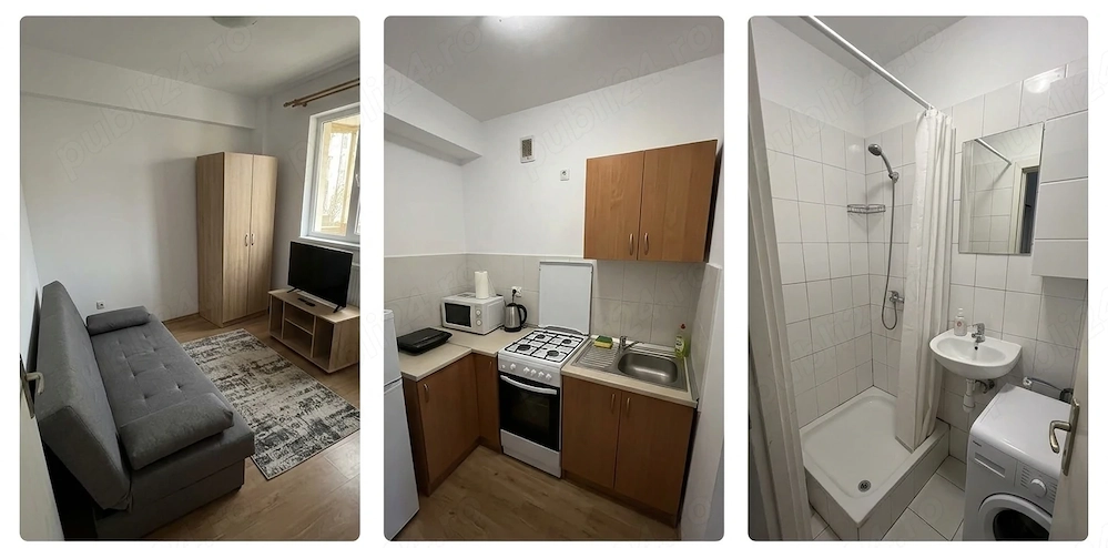 Închiriez garsonieră decomandată, mobilată modern - 250 Euro (zona Lujerului)