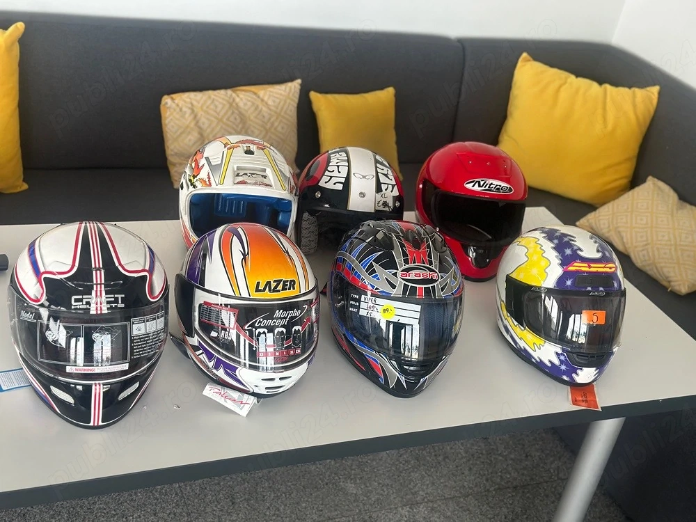 casti moto  20 bucati 