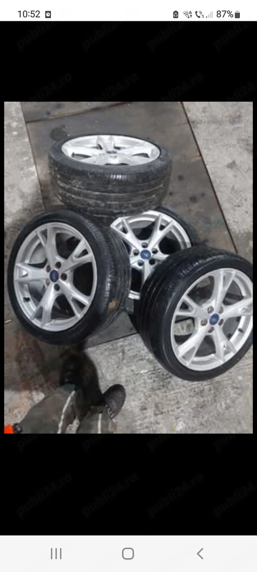Jante R 18 ford cu anvelope 