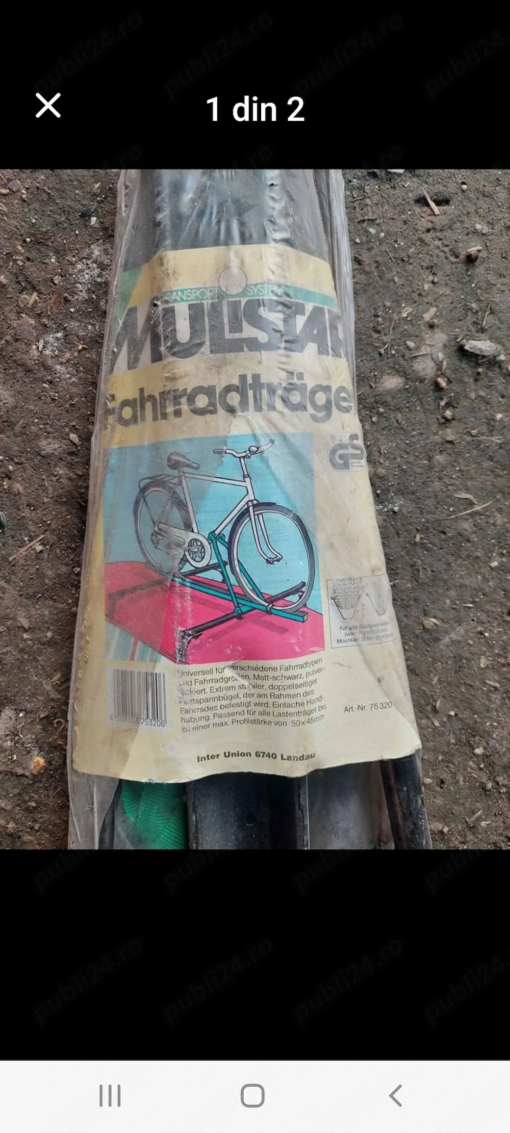 Suport pt bicicletă auto.