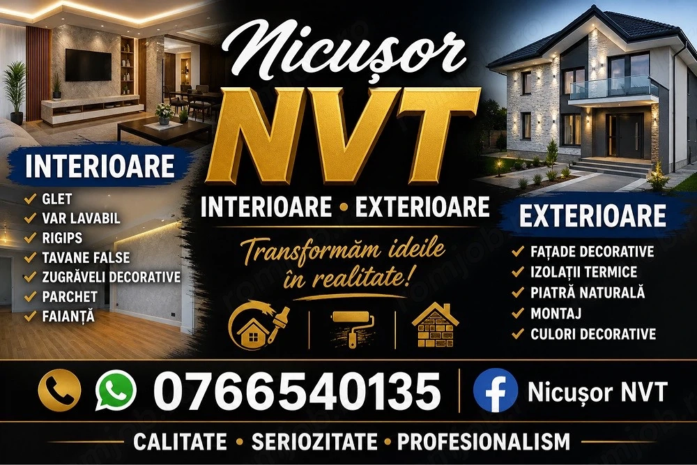 Amenajari Interioare si exterioare !