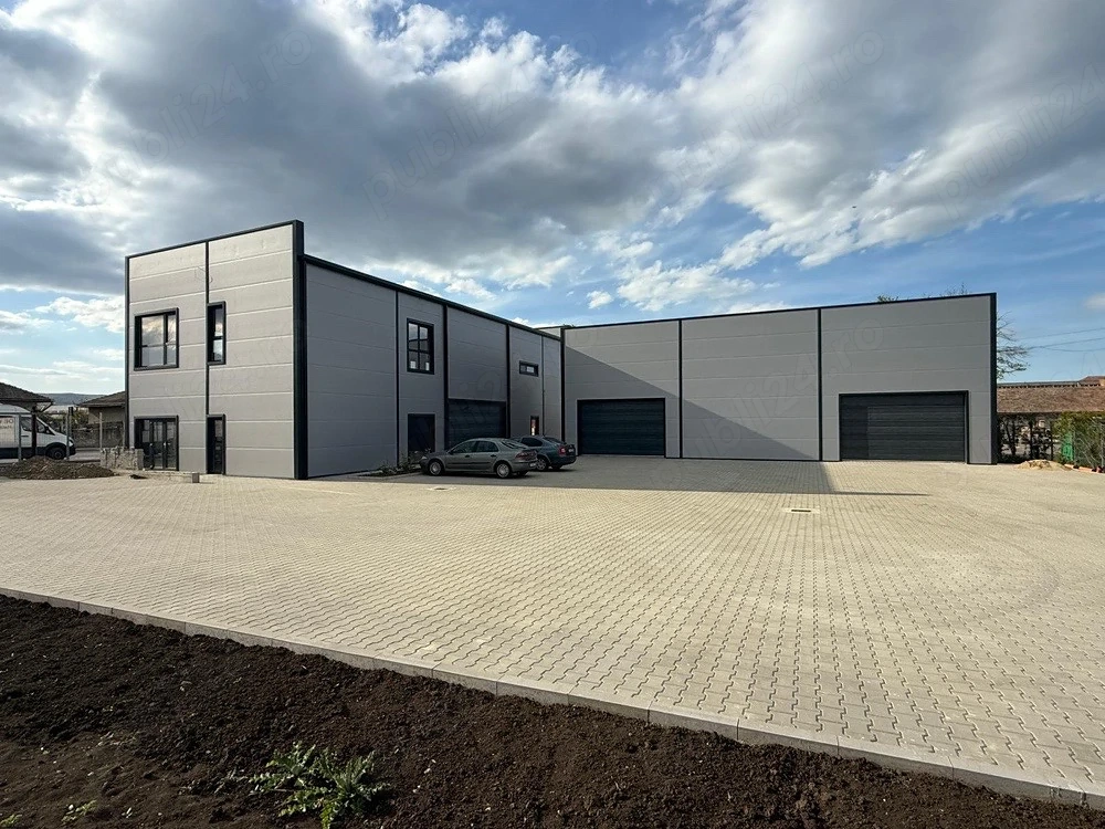 Hale industriale 500 + 200mp | Acces TIR | 2km de nod autostrada