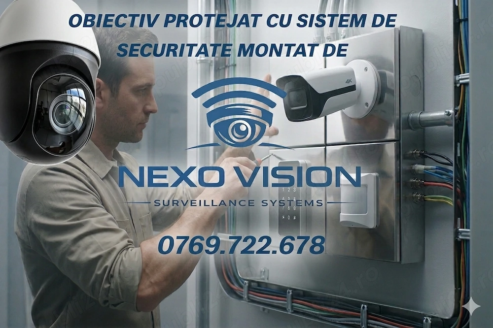Instalare Camere Supraveghere, Alarme & Control Acces | Rezidențial și Industrial | Firmă Autorizată