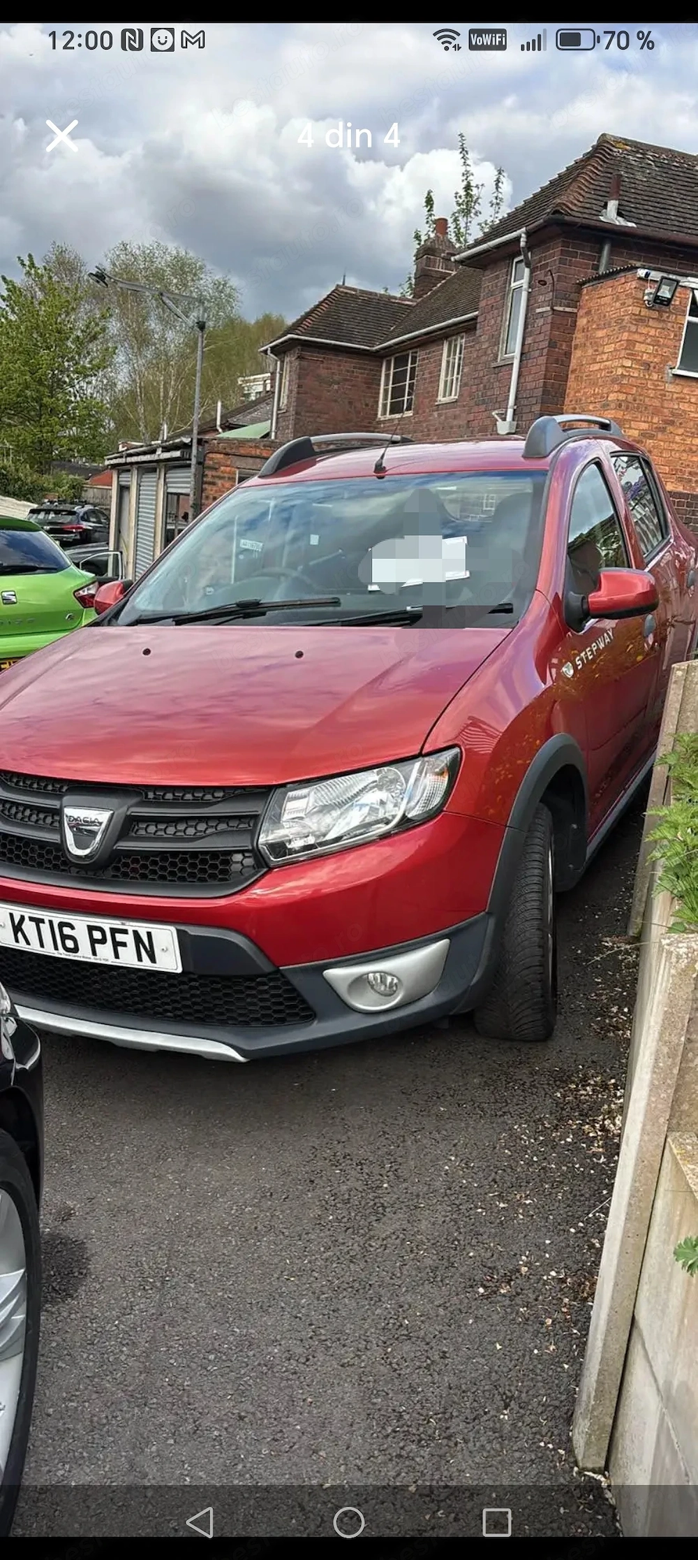 Dezmembrez dacia sandero stepway 0.9 tce ușa capota bara far haion turbina scaune trager aripa 