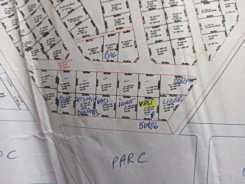 Teren 840 mp - Schimb cu teren arabil extravilan, in zona jud Timis