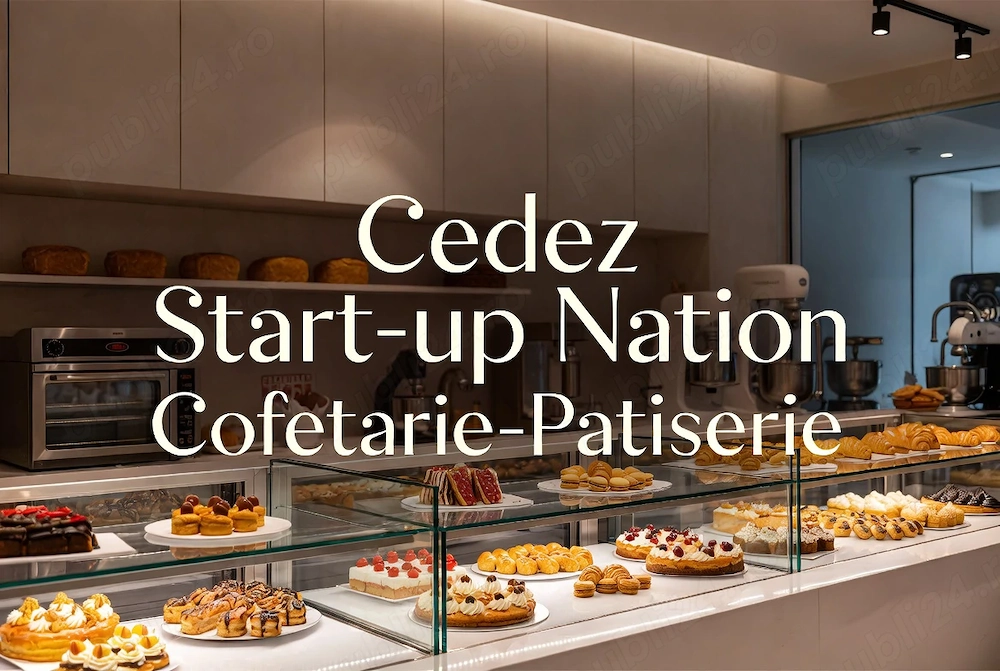 Cedez proiect Start-up Nation - Cofetarie-Patiserie