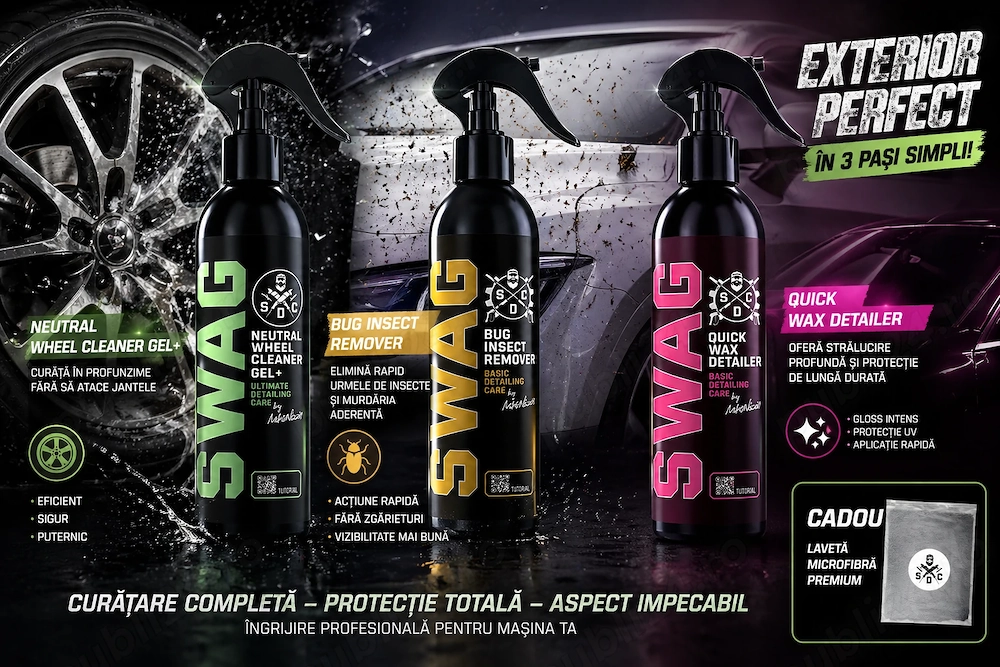 Kit curatat exterior auto 