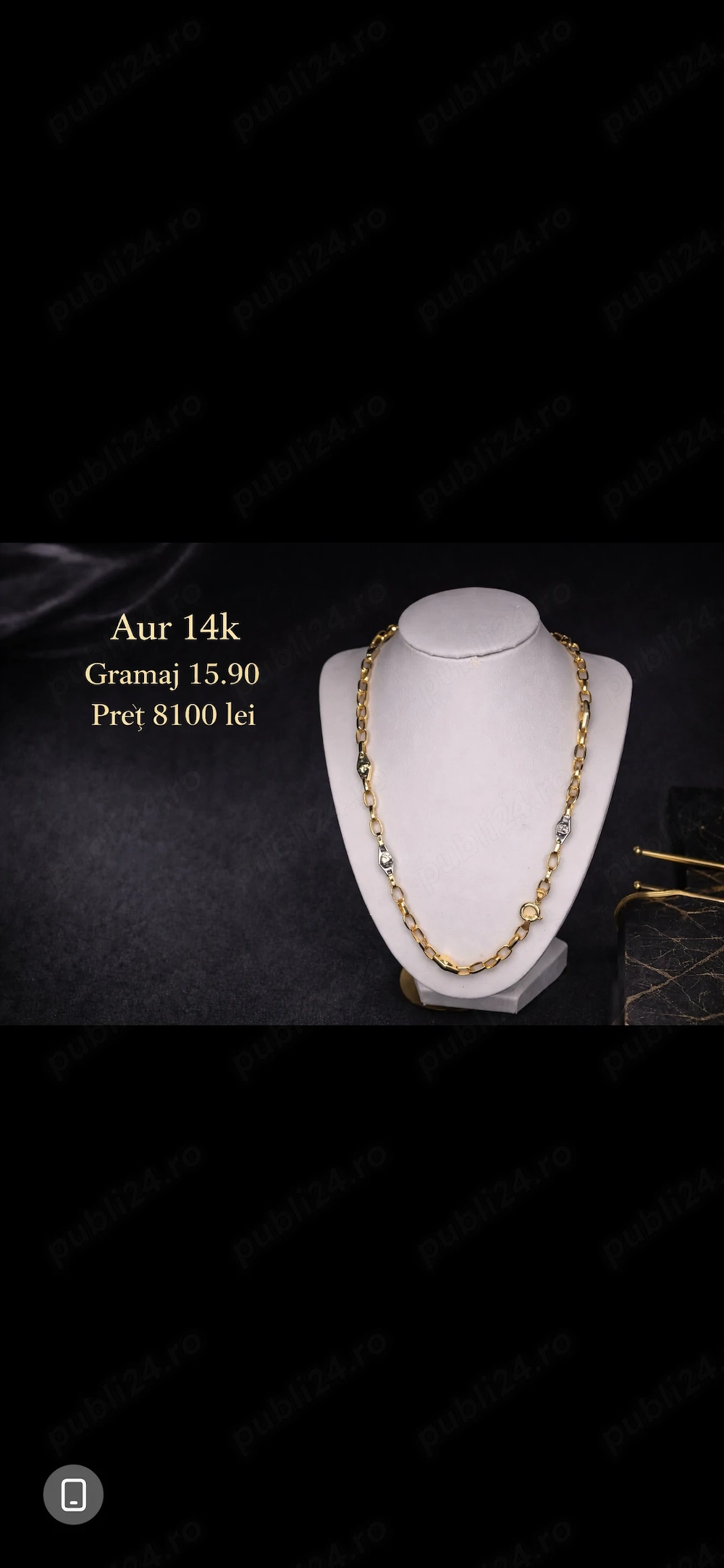 Aur 14k stantat 585 cu certificat