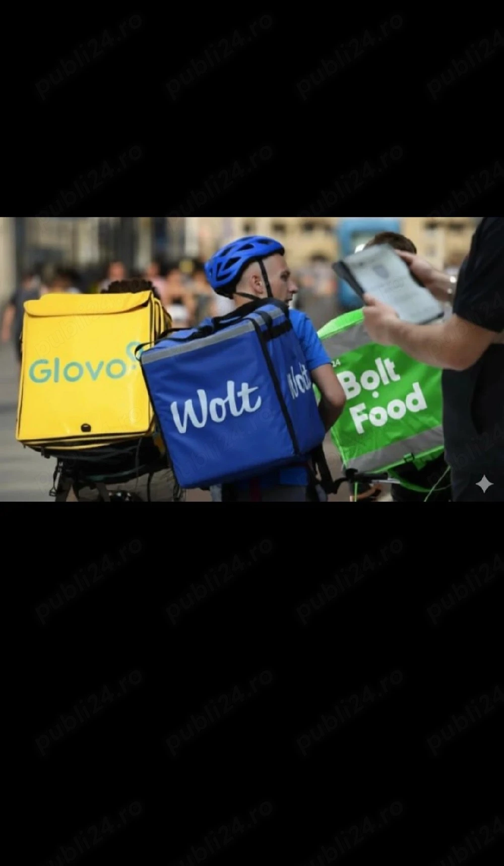 Colaborare curieri livrări (Wolt   Glovo   Bolt Food)