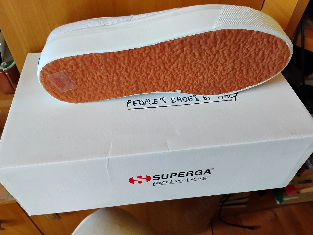 Tenis Superga cu platforma 4 cm