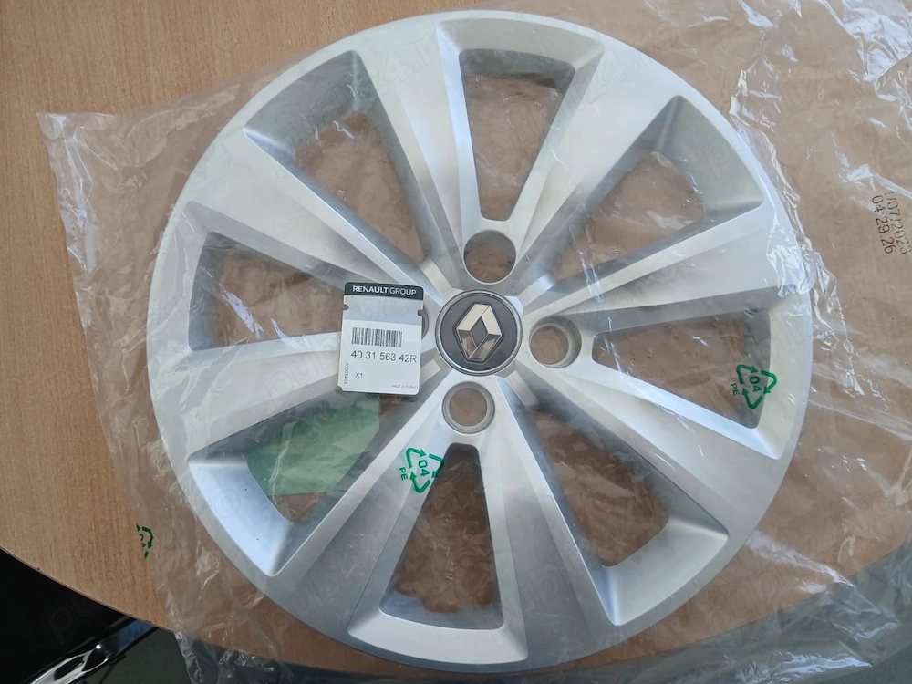 Capac roata nou renault clio 5  15'' 1 buc. 70 lei ref. 403156342r