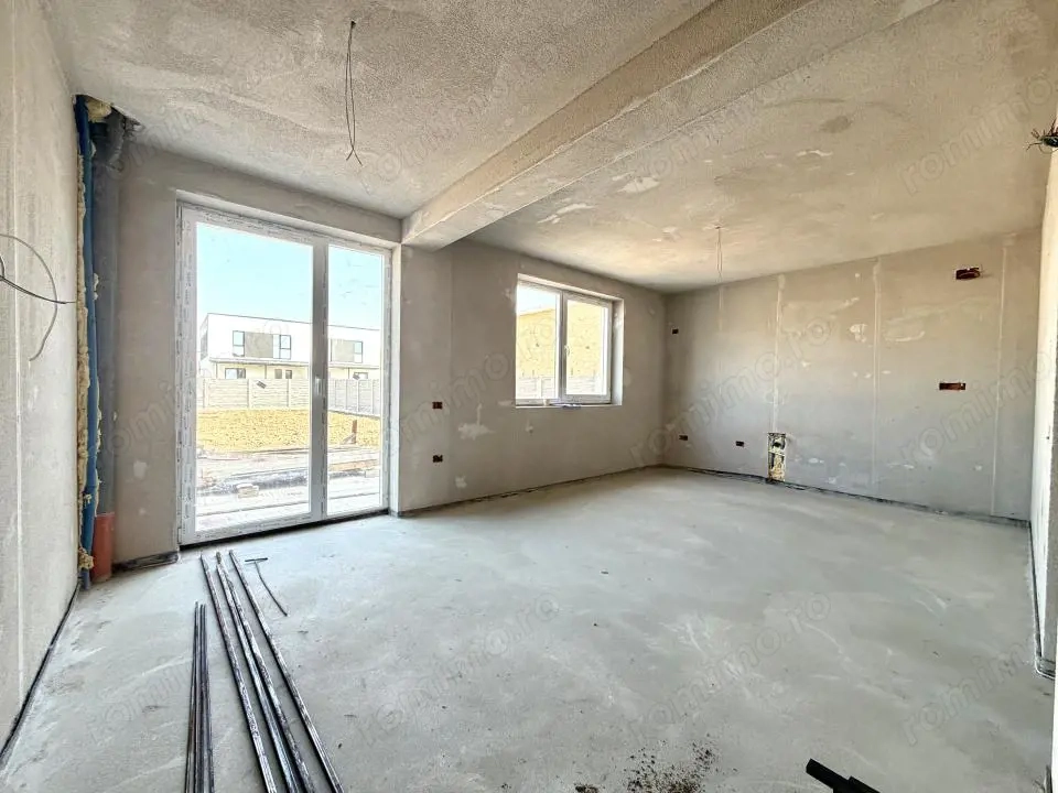 Duplex perete dublu, 4 camere, 166 mp utili, 405 mp teren - Dumbravita