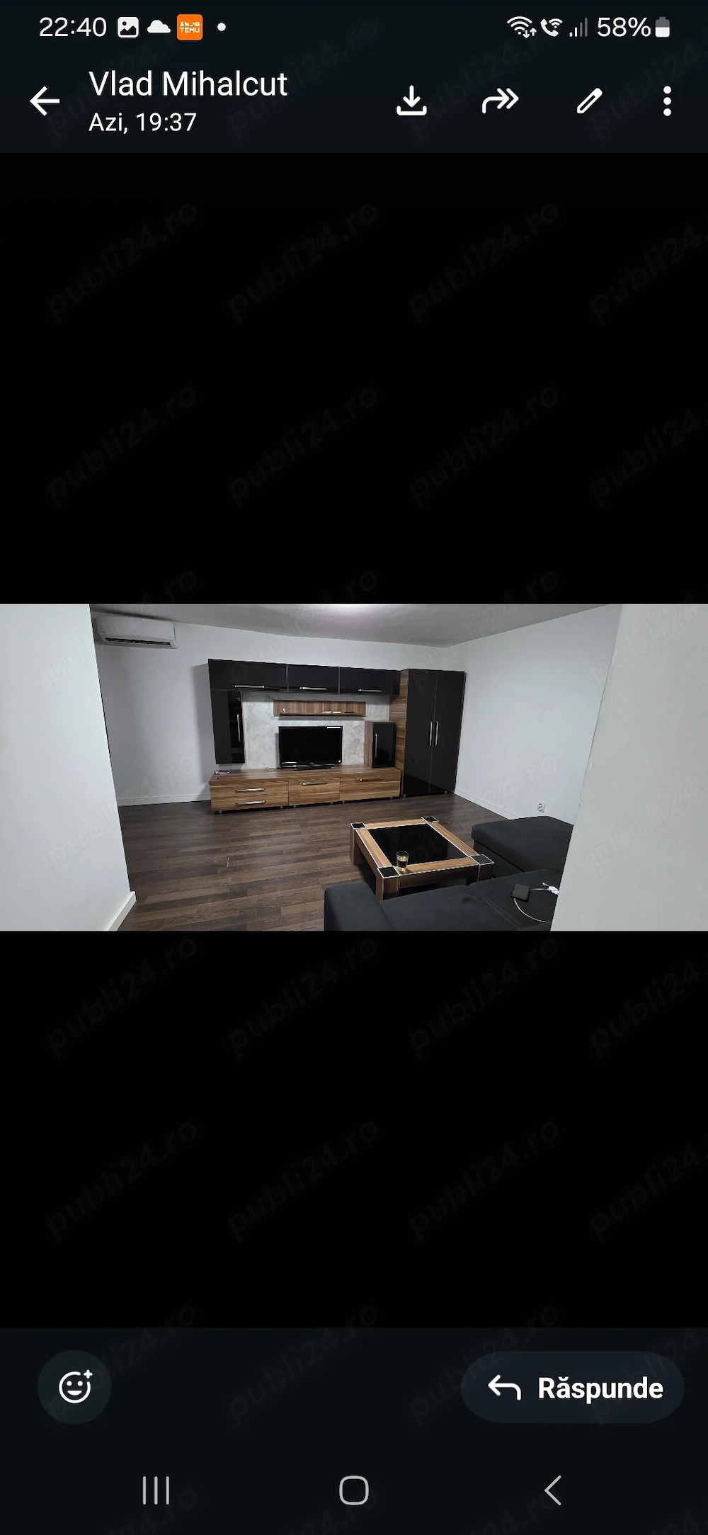 Închiriez apartament 2 camere