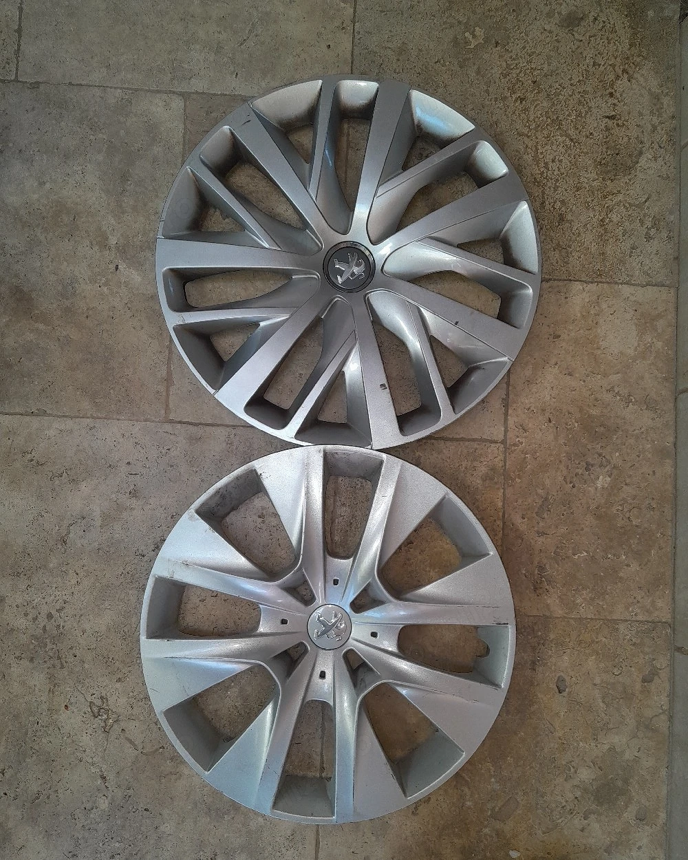 Set Capace Peugeot ORIGINALE 15" și 16" - Stare Bună!