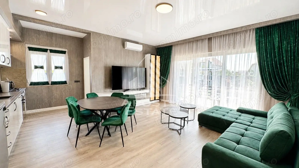 Duplex pe parter, 3 camere, mobilat, Mosnita Vechie