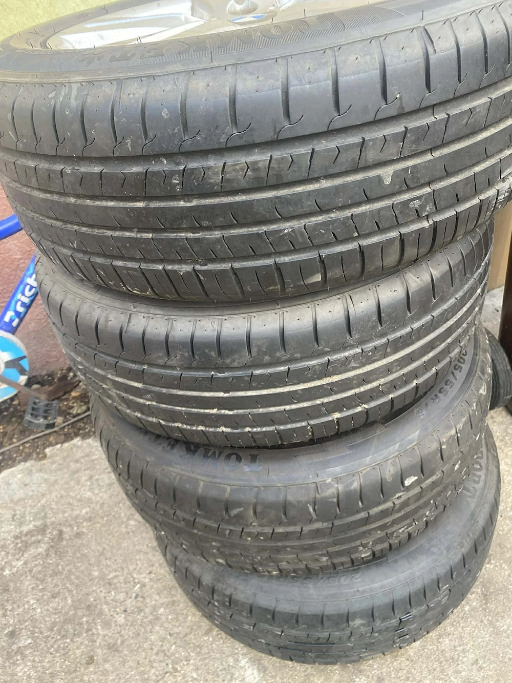 Jante BMW PE 16 cu tot cu cauciuc 1100 LEI