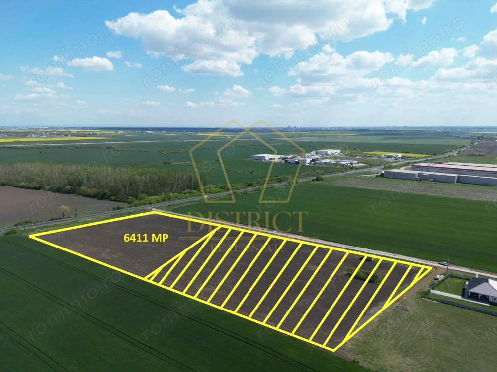 COM 0% Parcele cu deschidere la DN69, hale, servicii | Sanandrei