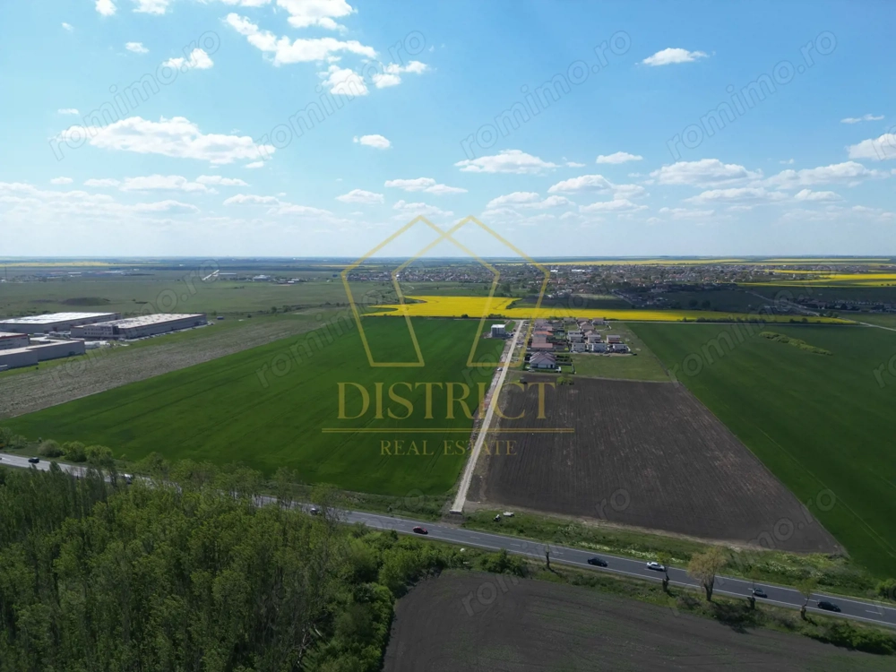 COM 0% Teren industrial pretabil hale, servicii | DN69 Sanandrei