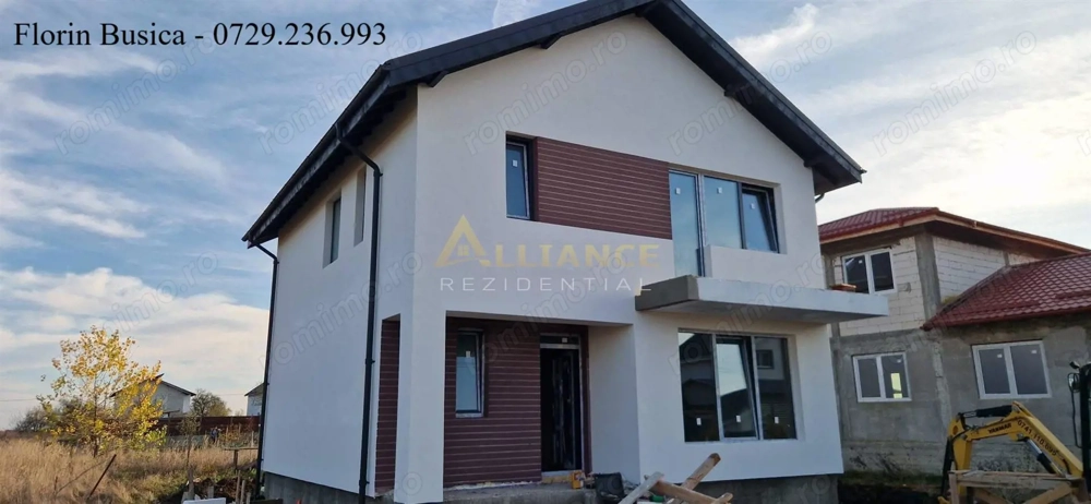 Vila individuala P+1E ~ 4 camere 3 bai ~ 425mp teren