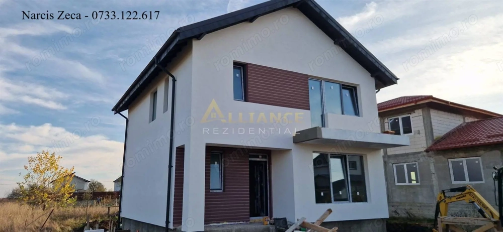 Casa individuala P+1E - 4 camere 3 bai - teren 425mp