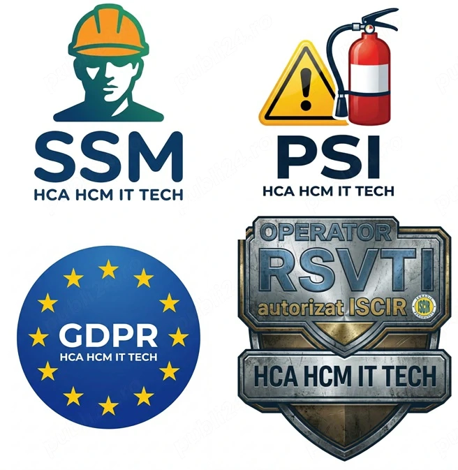 Servicii de consultanță SSM, SU, RSVTI, RGD, GDPR