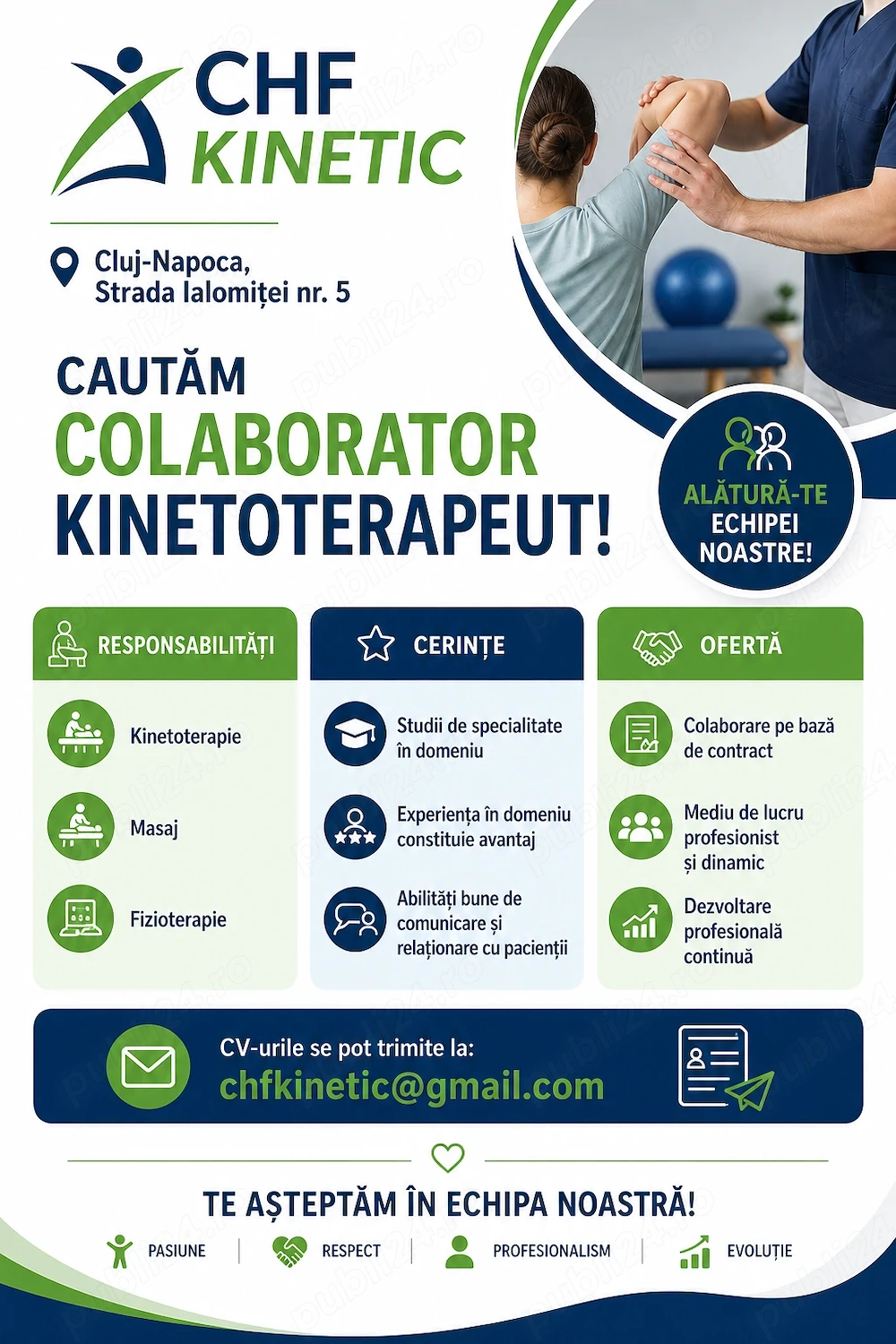 Catam kinetoterapeut in Cluj Napoca
