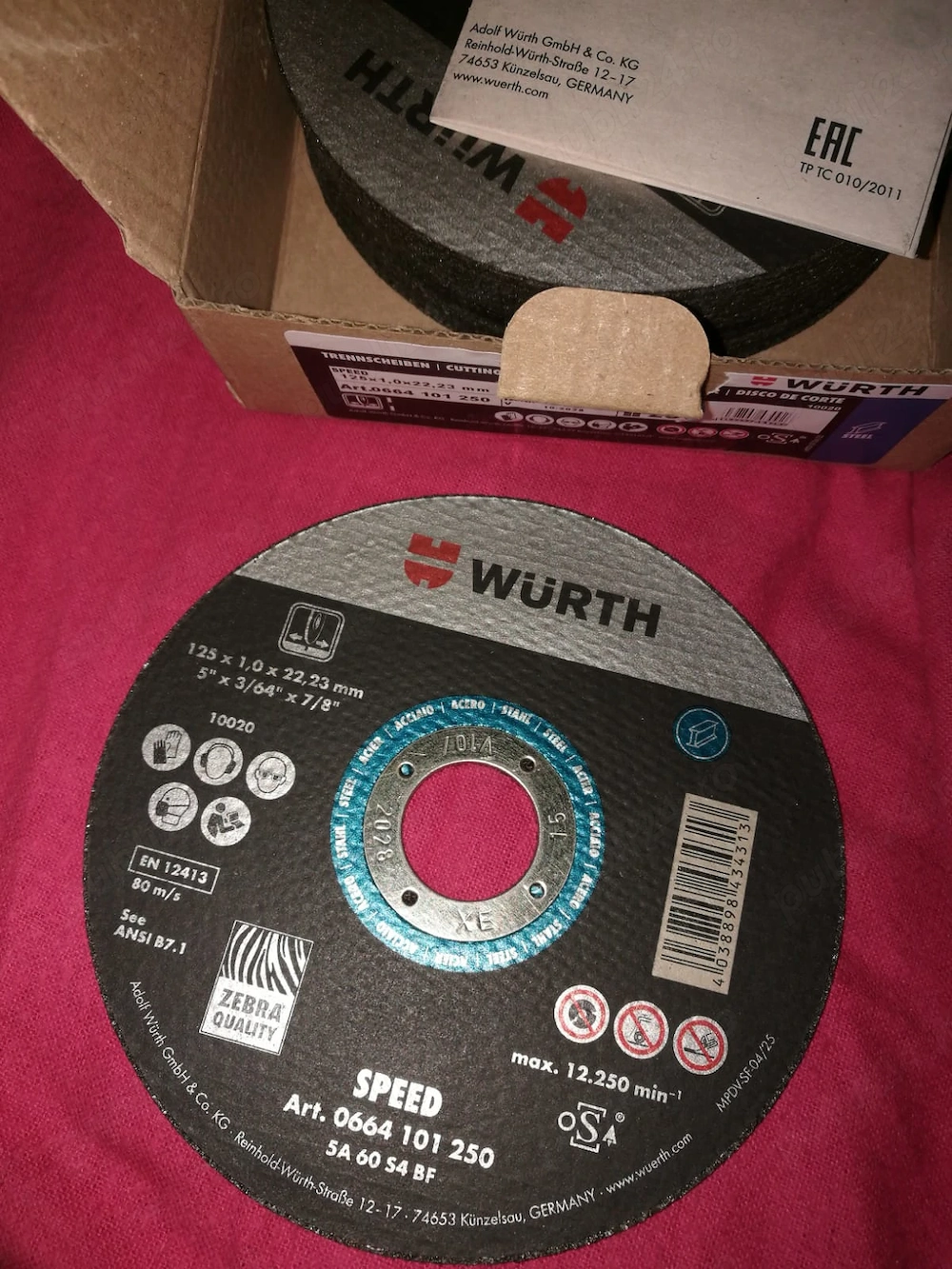 panze, discuri de flex wurth noi