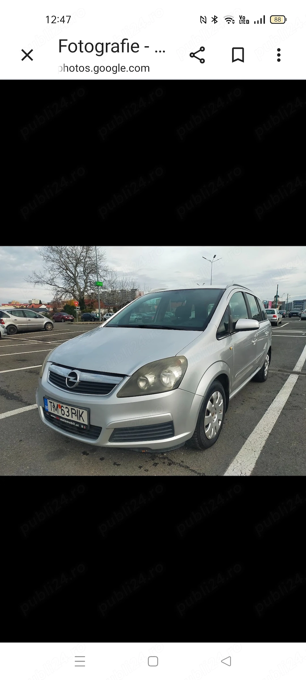 Vând Opel Zafira benzina 1, 6 an 2007