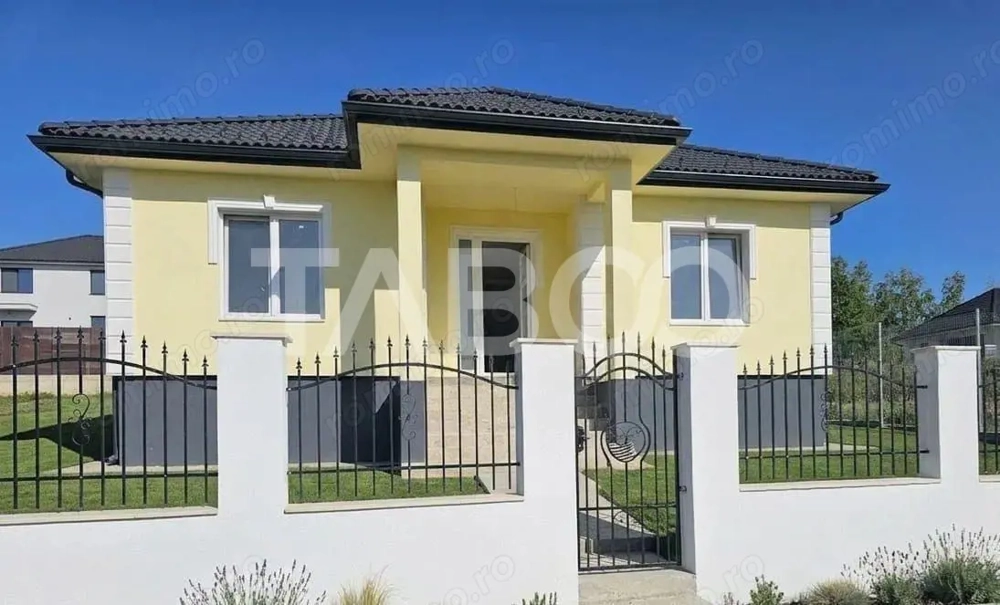 Casa individuala pe un singur nivel 4 camere teren 500 mp