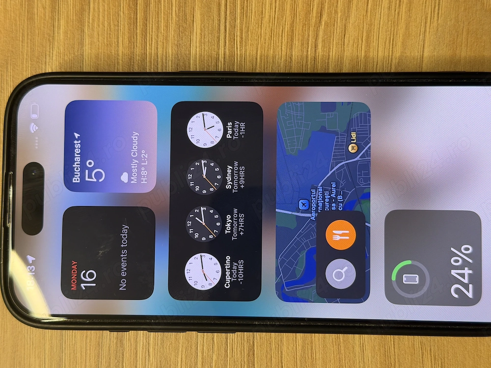iPhone 15 Pro Natural Titanium, impecabil
