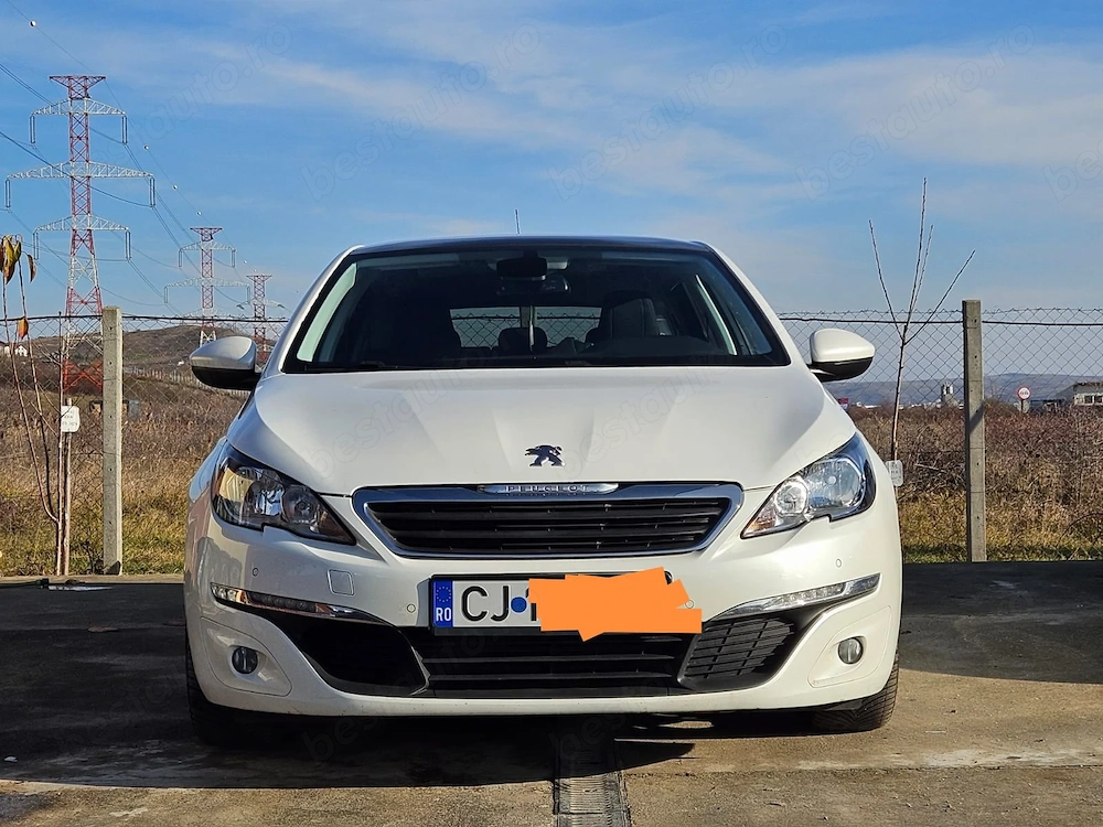 Peugeot  308 1.6 BLUEHDI Panoramic alb perlat 2016